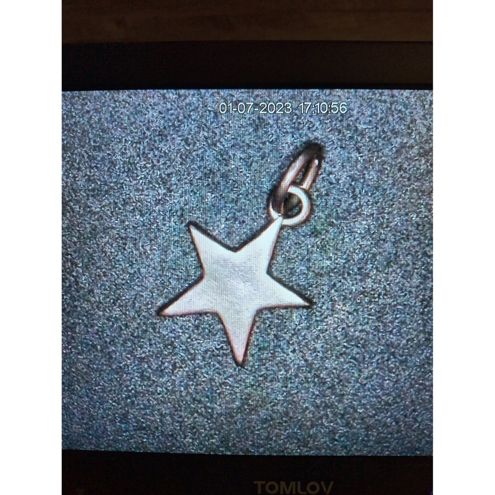 Sterling silver 925 Five Point Star Charm Pendant Small Celestial Jewelry